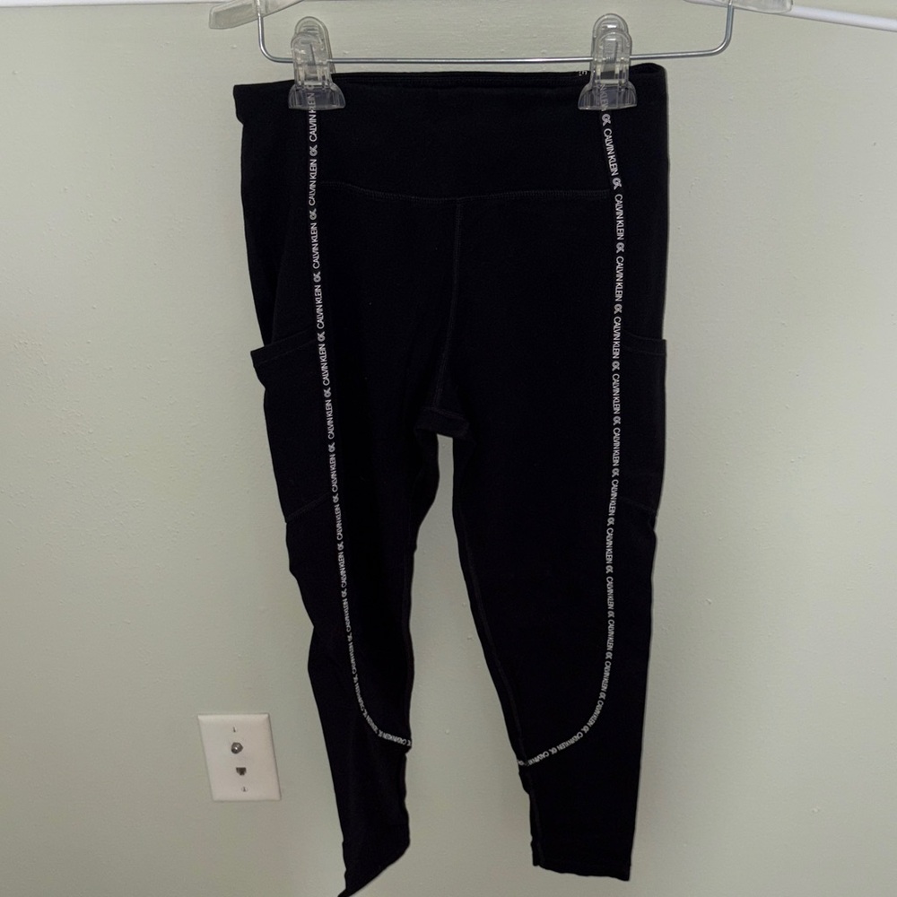 Black womens Leggings with Side Pockets